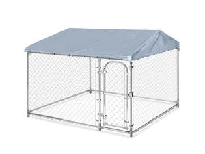 Dog Run: Dog Run with Roof - 2.3m x 2.3m x 1.7m