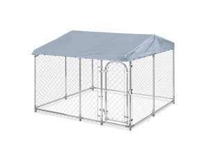 Dog Run: Dog Run with Roof - 3m x 3m x 2.3m