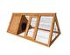 Wooden Rabbit Hutch - 118cm