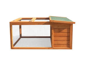 Rabbit Hutches: Wooden Rabbit Hutch - 101cm