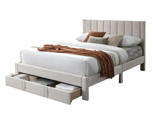 Bed Frames: Manolo Queen bed with Mem23 Mattress