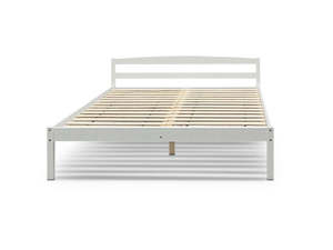 Bed Frames: Wayford Bed White with Bonnell Mattress Combo - Double