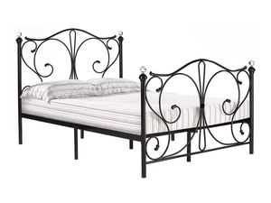 Elizabeth Metal Bed Black with Bonnell Mattress Combo - Double