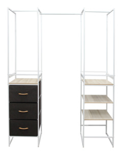 Wardrobes: Delani Open Wardrobe Set