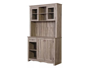 Storage Cabinets Bookshelves: Grey Oak Kitchen Pantry Cabinet (Right)
