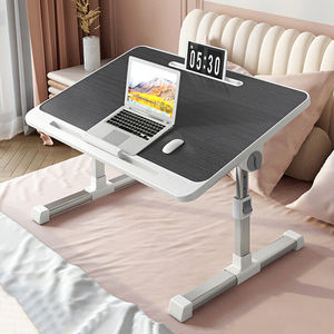 DS BS Adjustable Laptop Bed Table with Heights and Angles-Black