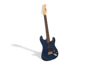 Acoustic Guitar: Electric Guitar Blue White
