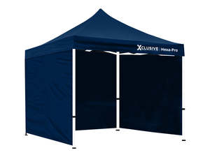 Xclusive Gazebo D HEX 3x3m NAVY