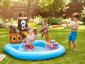 Bestway Kids Wading Pool 52211 + ZURU X-Shot Fast Fill Hydro Cannon