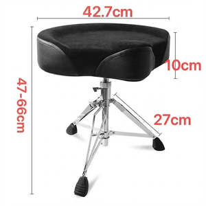 DS BS Drum Stool Saddle Throne Double Braced Tripod Base