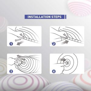 DS BS 65cm Yoga Ball Thick Anti Burst Exercise Ball - Blue