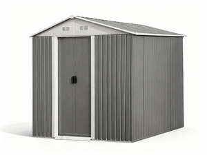 Outdoor Sale: Galvanized Steel Garden Shed 8ft x 8ft