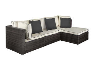 Hampton 4PC Outdoor Sofa Set PE rattan