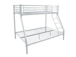 Pre Order: DS Metal Triple Bunk Bed - White