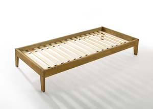DS Sovo Oak Bed with Bonnell Mattress Combo - Single
