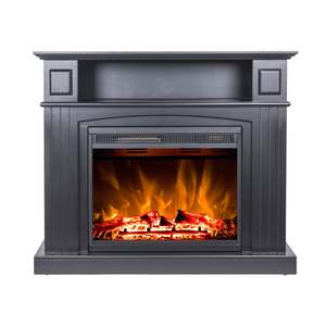 Electric Fireplace: Electric Fireplace Suite Black Mantel