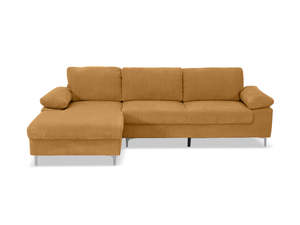 Best Sellers 1: Kaveah Corduroy Sectional Sofa Yellow