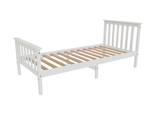 DS New Hampshire Bed Frame Single White