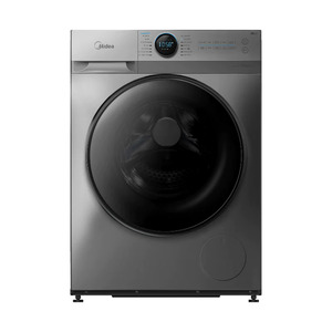 Appliances: Midea 10KG Steam WashFront Load Titanium Washing Machine with WiFi