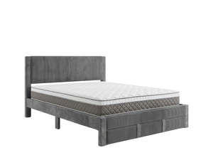 Rae Bed Frame With Drawer & MEM 23 cm Mattress - King