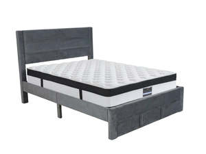 Heloise Bed Frame With Drawer & G31 Mattress - Double