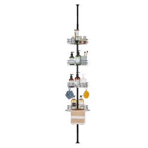 Kiwi Disable List: DS BS Tension Pole Shower Caddy Adjustable Rustproof Bathroom Storage Rack