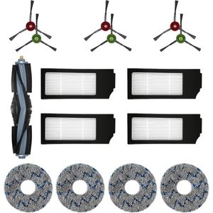 All: DS NA Filter Brush Cloth Replacement Accessories Set For Ecovacs Deebot T20 Omni