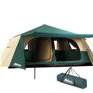 Gazebo Shade: Weisshorn Instant Up Camping Tent 8 Person Pop up Tents Family Hiking