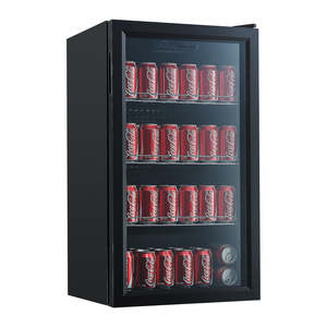 Refrigerator: T Parmco 85L Beverage Cooler, Black