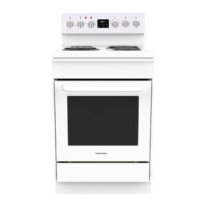 Cooktops: T Parmco FREESTANDING STOVE 60CM WHITE RADIANT 8FUNCTION