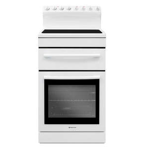 Cooktops: T Parmco FREESTANDING STOVE 54CM WHITE CERAMIC
