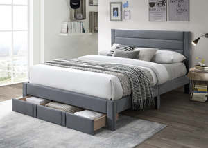 Heloise Bed with Euro Top L30 Mattress Combo - Queen