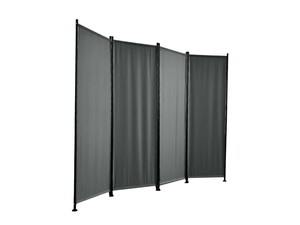 Room Divider: Fabric Room Divider 220x170cm GREY
