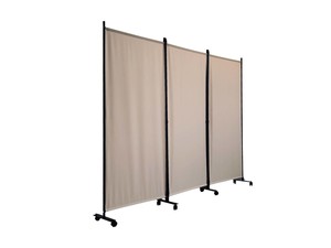 Fabric Room Divider 226X178cm SAND