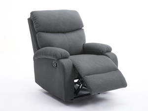 DS Giselle Boucle Recliner Chair - Dark Grey