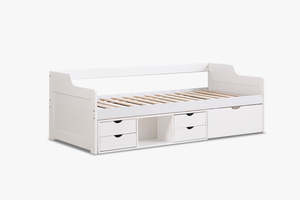 Day Bed: DS Herb Daybed with Drawers - White
