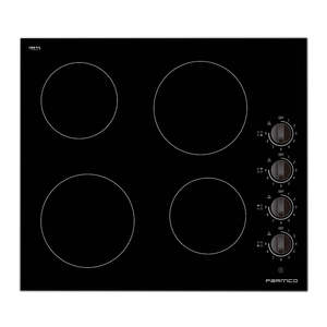 Cooktops: Parmco COOKTOP SERIES1 600MM ALUMINIUM TRIM CERAMIC 4 BURNER