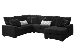 Voiron Sectional Sofa - Black