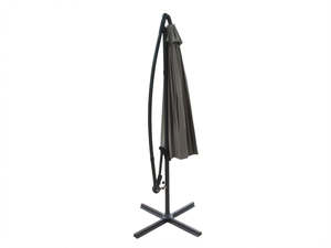 Grey Cantilever Patio Outdoor Umbrella - 3m