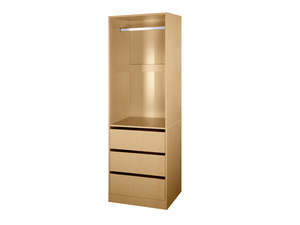 DS Mattone 3-Drawer Wardrobe with Hanging