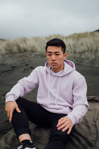 Frontpage: Mens Hoodie - Purple