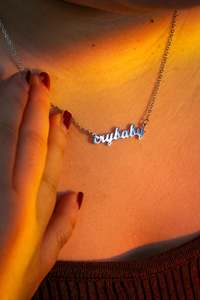 Crybaby Collection: Crybaby necklace - silver