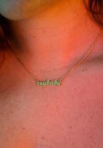 Crybaby Collection: Crybaby necklace - gold