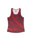 Womens Ride The Wave Racerback - Maroon - TSUNAMI SPORT