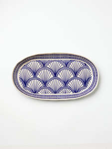 Jones Co: Caravan Large Platter - Indigo