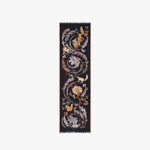 Inoui Editions - Rococo in Navy 100% wool Scarf