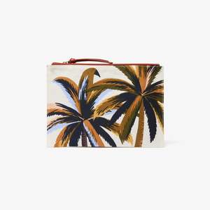 Inoui Editions: Pouch/Clutch - Pochette Palmier in Natural