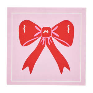 Paper Napkin - Bow and Cherry