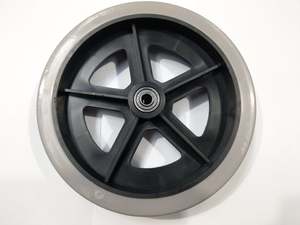 200mm x 50mm Black/Grey Wheel Tubular Equipment
