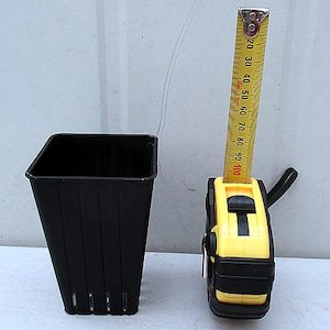 Accessories 1: 7cm Square Black growing tube